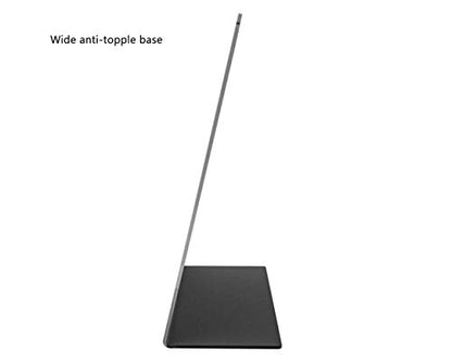 Marketing Holders Acrylic Mirror 8” x 10” Counter Top Slanted Back L Shape Vertical Easel Mirrors No Assembly Jewelry Shop Hair Salon Piercing Kiosk - size: 8"w x 10"h