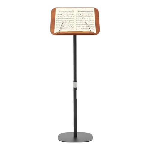 Sheet Music Stand & Desktop Book Stand, Music Book Holder Stand,Wooden Portable Sheet Music Table Stand Height Adjustable from 15.8-39.4in with Book Stand Support - color: 15.8-39.4in