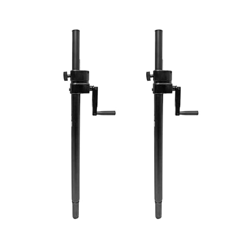 ProX T-SAACX2 PKG Dual Crank System Package Adjustable Speaker-Subwoofer Pole M20 1-3/8" diameter - from 34"-52"