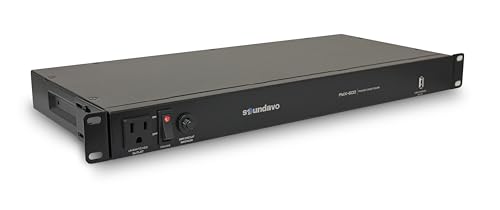 PMX-600 Rack-mount 1U Power Conditioner/Surge Protection - Noise Filtering (No Sequencer Function) - color: Black (PMX-600)