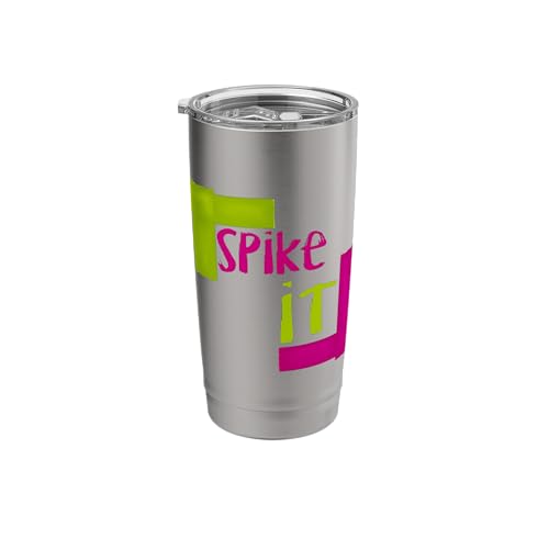 Spike It – Funny Theater Tech & Stage Crew Gaff Tape Design Stainless Steel Insulated Tumbler - color: Brushed Steel