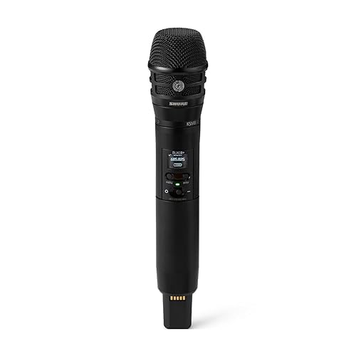 Shure SLXD2+ Handheld Transmitter with KSM8 Capsule | Handheld transmitter with KSM8 capsule, 24-bit audio, wide tuning and ShowLink control for SLX-D+ systems - style: KSM8 Capsule