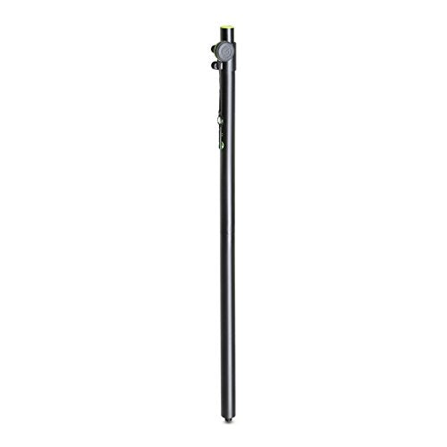 Gravity Speaker Pole GSP 2332 TPB Adjustable Speaker Pole 35 mm to M20 Two-Piece Set 1400 mm, Black - style: 2-piece set