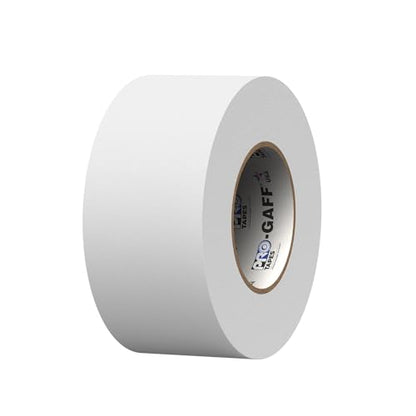 3" Pro Gaff Gaffers Tape 55 yards length white matte. Premium Heavy-Duty Gaffers Tape trusted by professional Gaffers. Made in the USA. Holds Tight, Easy to remove. (Pack of 16) - color: White, size: 3 in x 1980 in