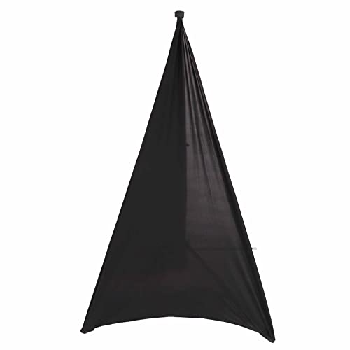 Speaker Stand Stretch Cover Tripod Stand Skirt Skrim 360 Degree Cover for Speaker Lighting Black