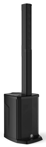 Audiosavings Bundle: (3) Gemini WPX-2000 1200 Watt DJ/PA Powered Line Array Speaker w/ 8" Subwoofer+Mic Bundle with (2) Rockville RCXFM20E-B 20 Foot Female to Male XLR Mic Cable (5 Items)