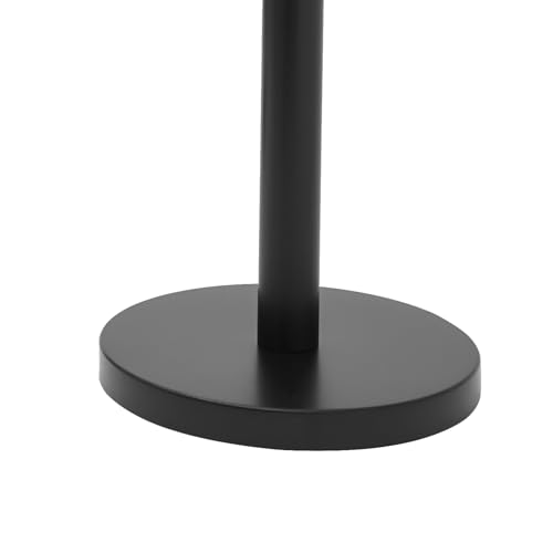 4 Pcs Stanchion Posts Queue with 5 Feet Velvet Ropes, Crowd Control Barriers Ball Top Stanchion Post Red Carpet Runner Poles Black for Party Theater Hotel Weddings Museums - color: Black
