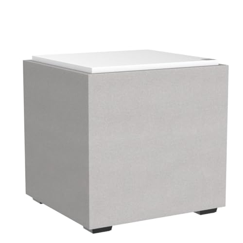 Definitive Technology Descend DN10 10" Subwoofer, White | Digitally Optimized for Movies & Music, New 3XR Architecture, 500W Peak Class D Amp & (2) Pressure-Coupled 10" Bass Radiators - color: White, style: DN10