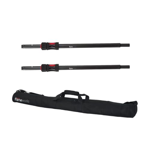 Gator Frameworks Lift Assisted Sub Pole Set & Carrybag (GFW-ID-SPKR-SPSET)