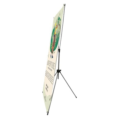 X Banner Stand Adjustable Fits Any Banner Size Width 23" to 32" and Height 63" to 78" with Portable Canvas Bag Ideal for Trade Shows, Advertising,Store Sign, Retail Display Hardware Only (1 Pack) - size: 1 Pack