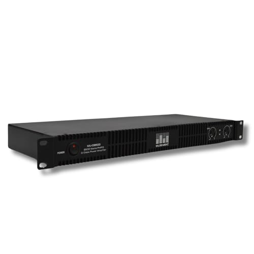 MUSYSIC MU-D8500 Power Amplifier, 2 Channel Amp, Class D 8500W Peak - size: 2 - Channel