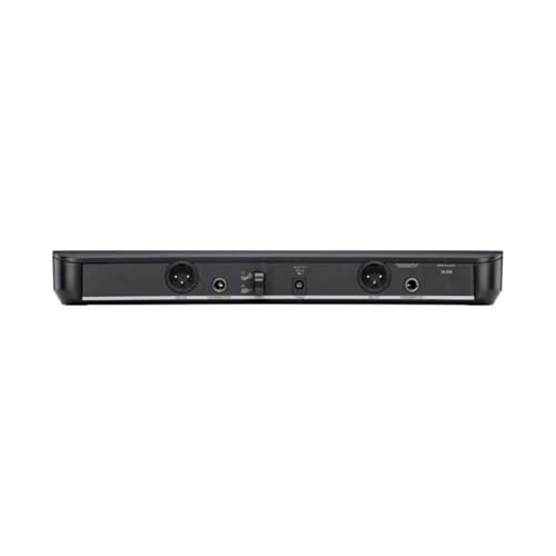 Shure BLX288/SM58 Dual-Channel Wireless Audio System H11 Band (572–596 MHz) – BLX88 Receiver, (2) BLX2 Transmitters with SM58 Dynamic Mic, Up to 14 Hr Battery, 300 ft Range | BLX88 Receiver, (2) BLX2 Transmitters with SM58 Dynamic Mic, Up to 14 Hr Battery