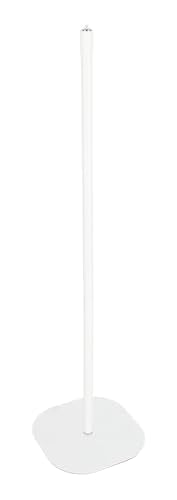 Rockville Saber Stand X1 White Stands for Rock Saber Lights | Travel Bag Included, 41.25"-62.8" Adjustable Height, Weighted Steel Base, 1/4" Thread, 3-Piece Design - color: White