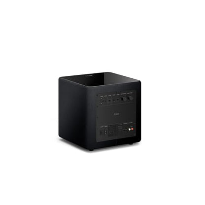 KEF Kube 8 MIE Subwoofer | Sealed Home Audio Subwoofer with 300W RMS Class D Amp, iBX Deep Bass Extension & Room EQ, Made for Smaller Rooms - size: 8 Inch