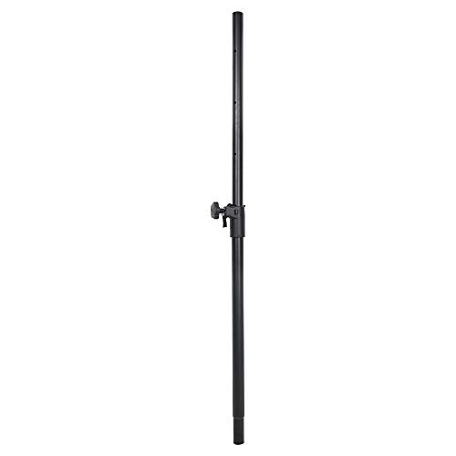Sound Town 2-Pack Subwoofer Speaker Poles with Adjustable Height and Safety Pins (STSDA-50B) - size: Height-Adjustable