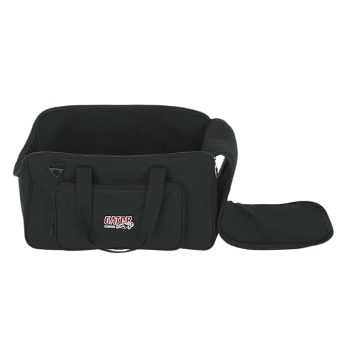 Gator Cases Tote Bag to Hold up to (4) LED Par Style Lighting Fixtures with Adjustable Dividers - size: 19.5"x11.5"x11", style: Carry Bag