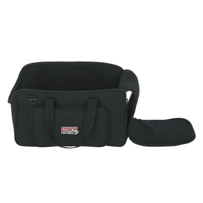 Gator Cases Tote Bag to Hold up to (4) LED Par Style Lighting Fixtures with Adjustable Dividers - size: 22"x15"x12", style: Carry Bag