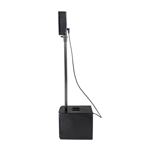 PRORECK CLUB 2000 10-inch 1000W Powered PA Loud Speaker System Combo Set With DSP, TWS Bluetooth, Column Array Speaker And 10 inch Subwoofer for Meeting, Speeches, Churches, Performances, DJ Gig, Live