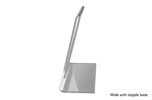 Marketing Holders 2 Pack Acrylic Sign Holder for 5" x 3" Printed Materials Clear Slant Back Plexiglass Countertop Side Load Graphic Image Display for Retail Stores Hotels Offices and Restaurants - size: 5"W x 3"H