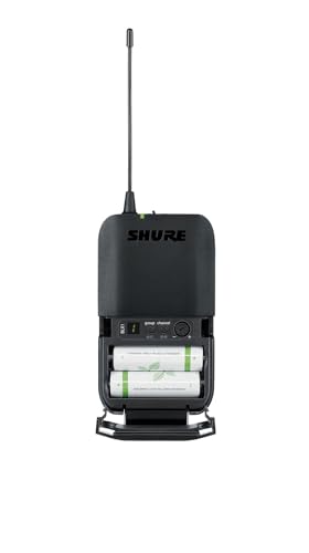 Shure BLX14R/MX53 Rack-Mount Earset Audio System H9 Band (512–542 MHz) – BLX4R Receiver, BLX1 Bodypack & MX153 Earset Mic, Up to 14 Hr Battery, 300 ft Range - style: H9 Band (512-542 MHz)