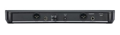 Shure BLX1288/CVL Dual-Channel Wireless Audio System, H11 Band (572–596 MHz) – BLX88 Receiver, PG58 Handheld Mic & CVL Lavalier Bodypack – Up to 14 Hr Battery, 300 ft Range - style: H11 Band (572-596 MHz)
