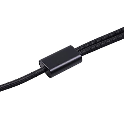 2Pack 10Ft 3.5mm 1/8" TRS to Dual 6.35mm 1/4" TS Mono Stereo Y-Cable Splitter Cord for Smartphone, Computer, CD Player, Speakers and Home Systems Amplifier - size: 10FT/2Pack