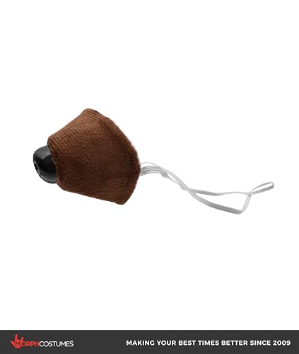 Morph Unisex-Adult Puppy Floppy Dog Ears Headband, Nose and Tail Set, Accessory Kit for Costume Events & Party - color: Brown