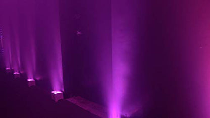 Rockville Best PAR 50 White Rechargeable LED Par Wash Light, Wireless DMX, 4x6W RGBWA+UV LEDs, 4400mAh Battery, 6500 Lux Output, Compact for DJs, Stage, Weddings, Parties | 15-Hour Rechargeable Battery, RGBWA, UV, IRC Remote, Sound Activated, Flicker Free