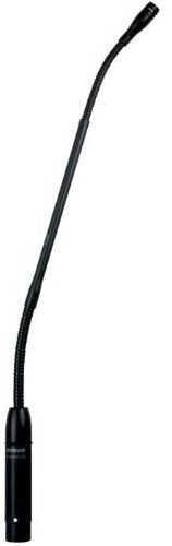 Shure MX418/C Cardioid Condenser Gooseneck Microphone | 18-inch gooseneck condenser mic with attached XLR preamp, shock and flange mount and snap-fit windscreen - size: 18" Gooseneck, style: Cardioid