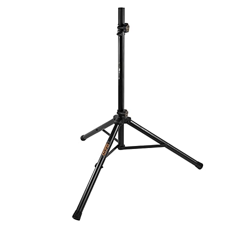 Auray SS-37S Height-Adjustable Medium-Height Steel Speaker Stand with Tripod Base