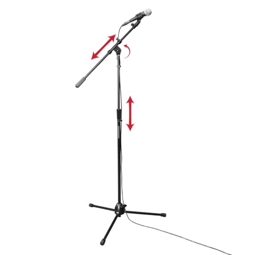 Rok-It by Gator Frameworks Adjustable Telescoping Boom Mic Stand, 36 - 64" - style: Deluxe Telescoping Tripod