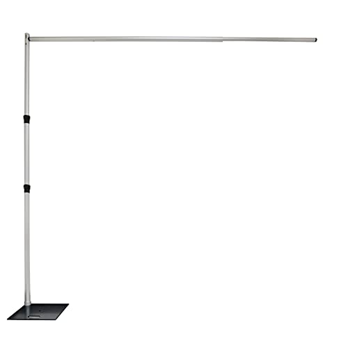 Pipe and Drape Backdrop Photobooth Wedding Party Convention Tradeshow Kit Framework ONLY (ADJ Upright Extension PKG (14"x16")) - size: ADJ Upright Extension PKG (14"x16")