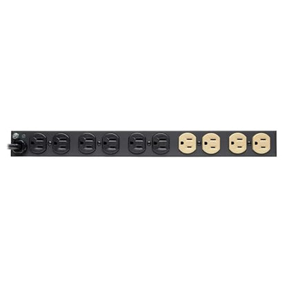 Tripp Lite 12-Outlet Rackmount PDU Isobar Surge Protector Power Strip, 15A, 3840 Joules, 15ft Cord with 5-15P Plug, 1U Rack-Mount, Lifetime Manufacturer's Warranty & $25,000 Insurance (ISOBAR12ULTRA) - size: 15 Amps, style: Premium Surge Protection