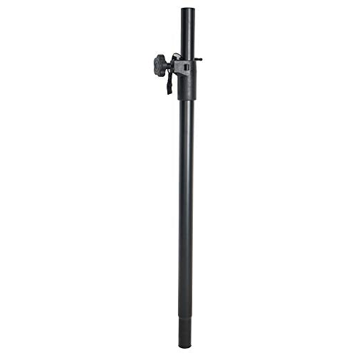 Sound Town 2-Pack Subwoofer Speaker Poles with Adjustable Height and Safety Pins (STSDA-50B) - size: Height-Adjustable