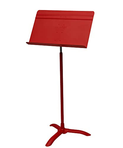 Manhasset 48 Symphony Music Stand for Sheet Music - Model 4801MRD - color: Red, Matte, size: Pack of 1