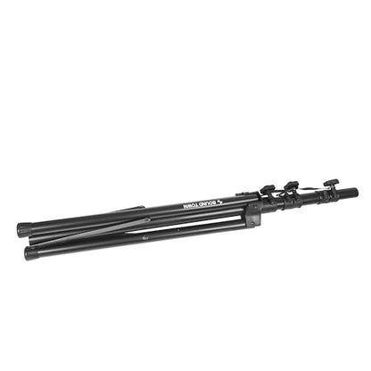 Sound Town DJ Lighting Stand, Height Adjustable, 9 ft Tall, with T-Bar and Tripod Base (STLS-T09) - color: Black, size: 9ft