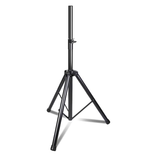 Stage Speaker Stand Tripod, Adjustable Height from 35 to 60 Inch Universal Heavy Duty 35 MM Compatible Insert