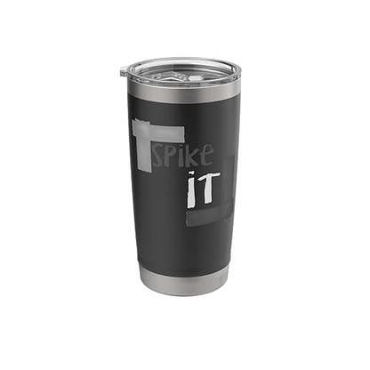 Spike It – Subtle Backstage Theater Tech Crew Gaff Tape Stainless Steel Insulated Tumbler