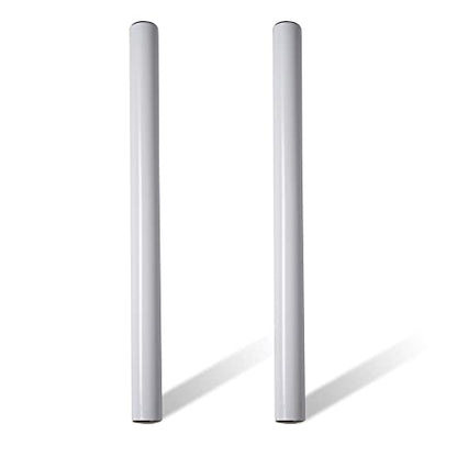 Sound Town 2-Pack 20” Subwoofer Mounting Poles, Compatible with 35mm Mount,110 LB Load Capacity,White (STSD-20W-PAIR) - size: 20", 35mm Mount, White