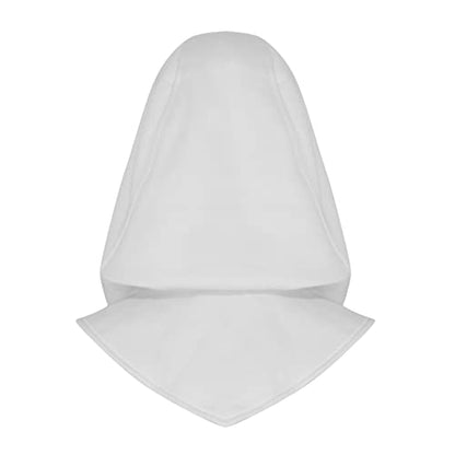 Assassin Hood and Mask Cotton Ninja Balaclava Adaptable Hoodie Casual Ren Faire Cosplay LARP Costume Cowl - color: White