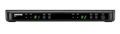 Shure BLX288/SM58 Dual Wireless Vocal System - H10 Band | 14-hour battery and 300 ft UHF range with two SM58 handheld vocal mics and dual-channel receiver for live vocals - style: H10 Band (542-572 MHz)