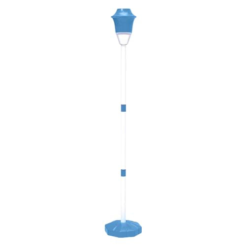 Rechargeable Bubble Machine with Lights for Parties, Street Lamp - color: Blue