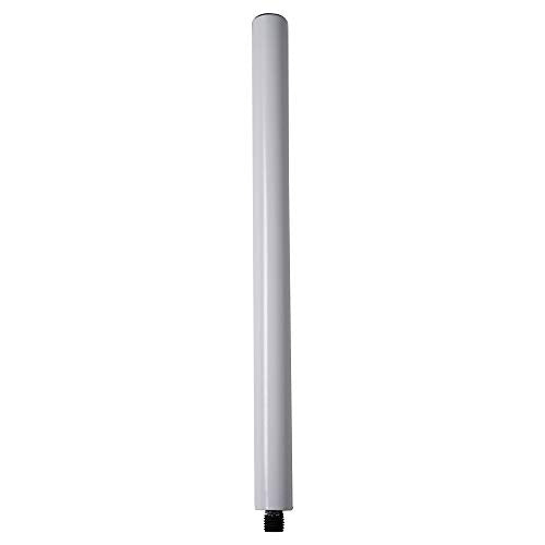 Sound Town 2-Pack 20" Subwoofer/Speaker Extender Poles, Fits M20 Threading,110 LB Load Capacity,White (STSD-M20W-PAIR) - size: 20", M20 Thread, White