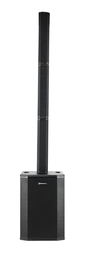 Rockville Titan Array System V2 2 Column PA Speaker with DJ Façade Lights