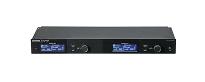 Shure SLX-D Digital Wireless Quad Receiver - 24-Bit Audio, 138MHz Wide Tuning Range, Space-Saving Design for 4 Channels (SLXD4Q+=-G57) - style: Standard