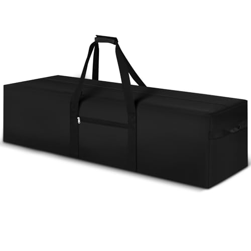 1 Pcs 46 x 12.5 x 12.5, 120 L Versatile Large Duffle Bag, Black - color: Black, size: 46 x 12.5 x 12.5 Inch, 120 L