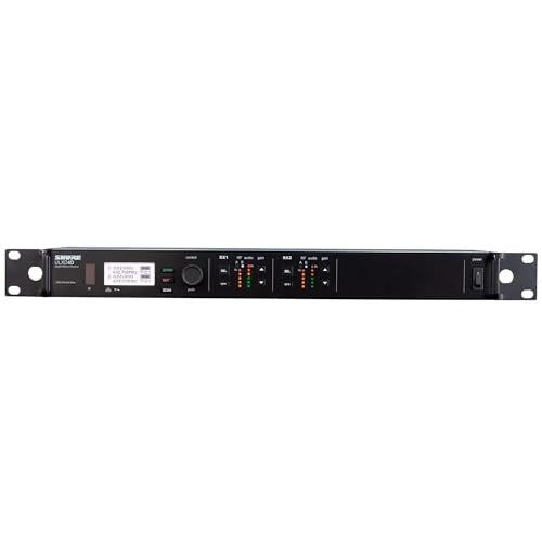 Shure ULXD4D Dual Channel Receiver - for use with ULX-D Digital Wireless Microphone Systems, Transmitters Sold Separately | H50 Band (ULXD4D=-H50) - style: Dual Channel