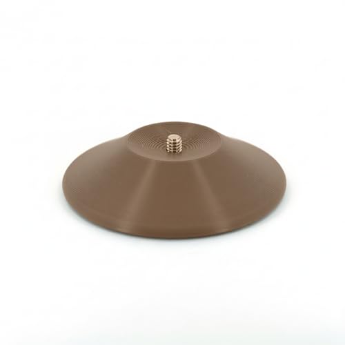 Slim Microphone Stand for the Logitech Yeti Orb Low Profile Mic Mount (Coffee) - color: Coffee