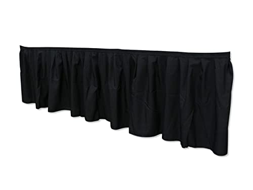 Elite Screens Projector Projection Screen Drape Kit Accessory Uniquely Designed for Yard Master 2/ Yard Master 2 WraithVeil® Dual Series 90″-135″ Models - Black Skirt, ZOMS2-DK