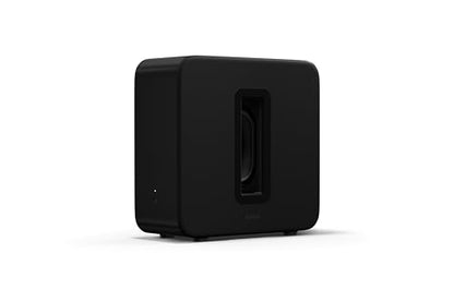 Sonos Sub 4 - Wireless Subwoofer - Black | Dual Force-Canceling Woofers | Deep, Dynamic Bass | Works with Arc, Arc Ultra, Beam soundbars | WiFi - color: Black